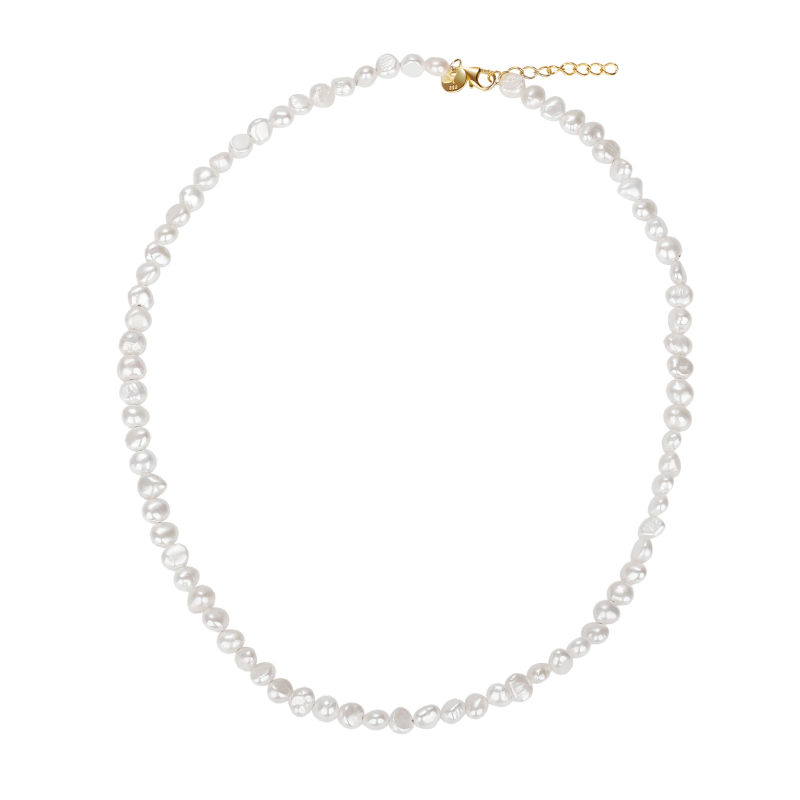 PEARL NECKLACE | GOLDEN