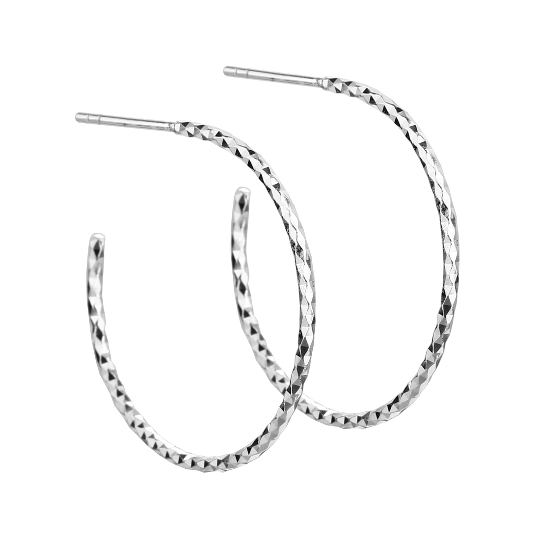 Hoops | DIAMOND CUT 25MM