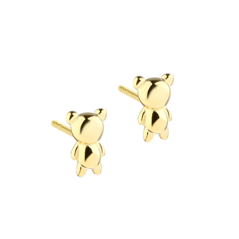 TINY TEDDY EARSTUD | GOLDEN