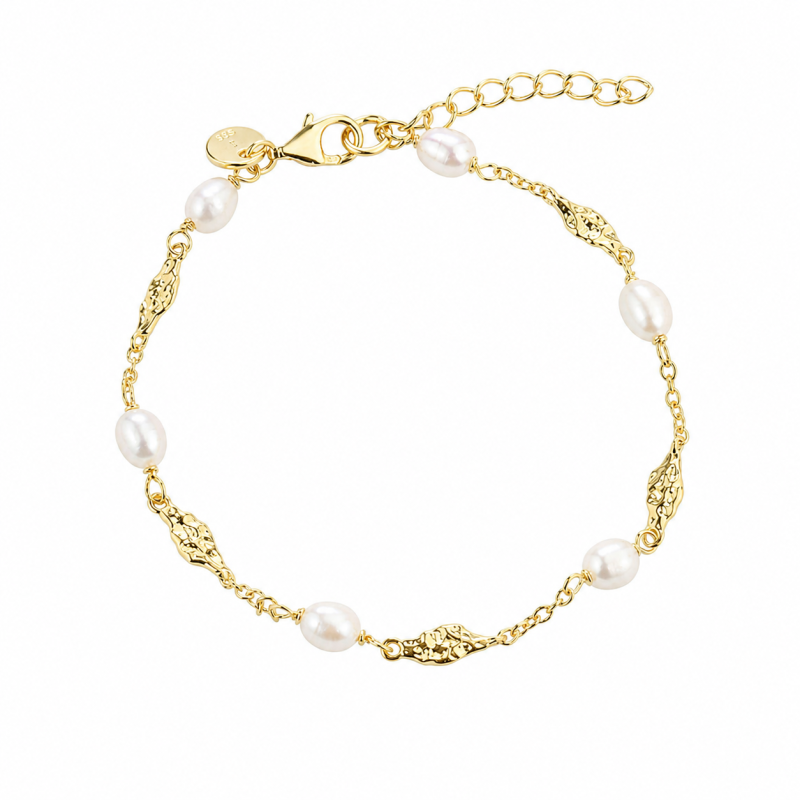MILENA PEARL BRACELET | GOLDEN