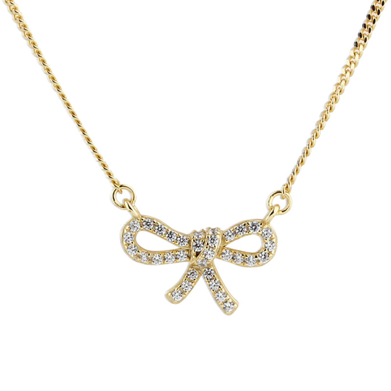 *BOW TIE NECKLACE | GOLDEN
