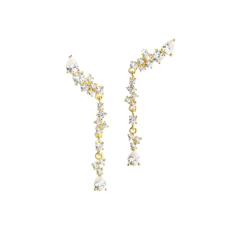 AURA LONG EARSTUD | GOLDEN