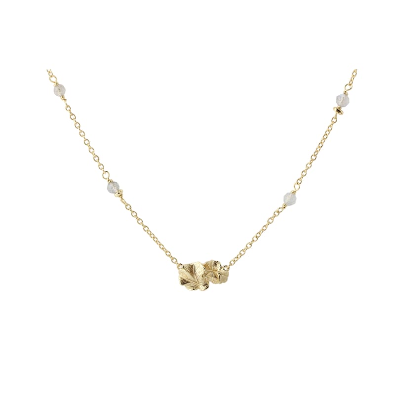 Folio Necklace Golden Fra Aqua Dulce