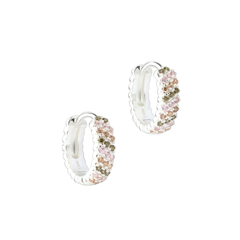 Blush Hoop 16 Mm Silver Fra Aqua Dulce