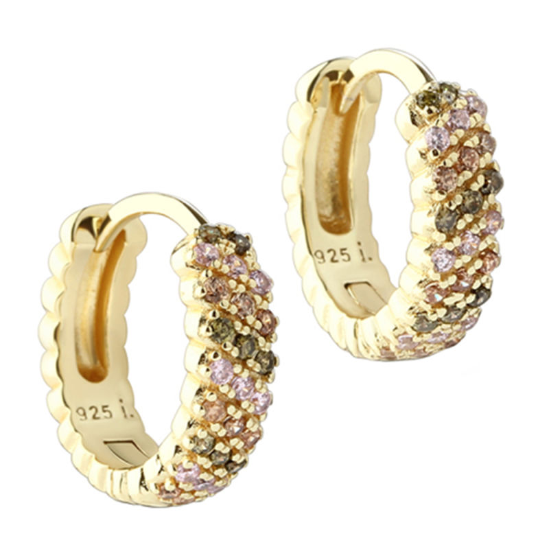 *BLUSH HOOP 16 MM | GOLDEN