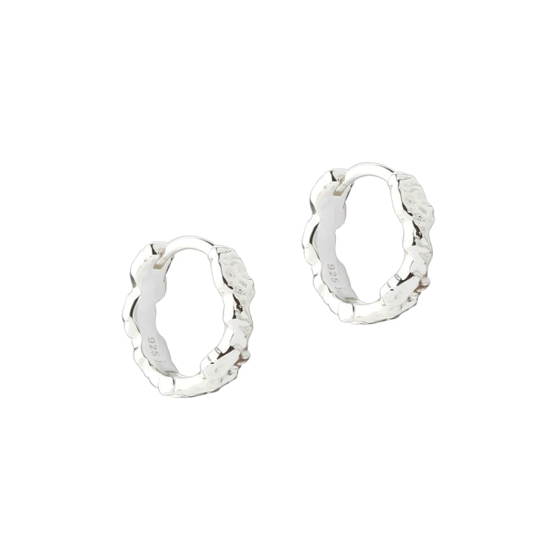 MILA HOOP 12 MM. | SILVER