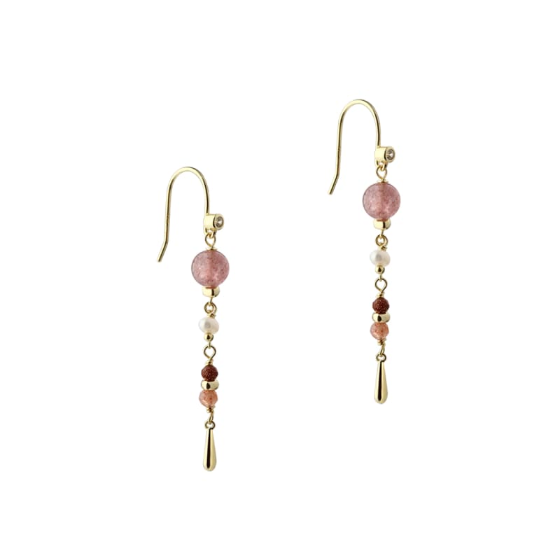 PEACHY EARHOOK | GOLDEN