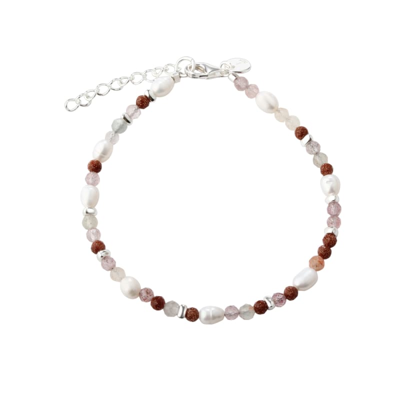Peachy Bracelet Silver Fra Aqua Dulce