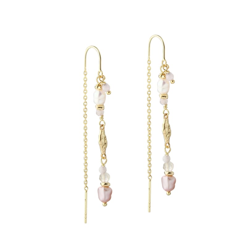 FRESA ROSE EARTHREAD | GOLDEN