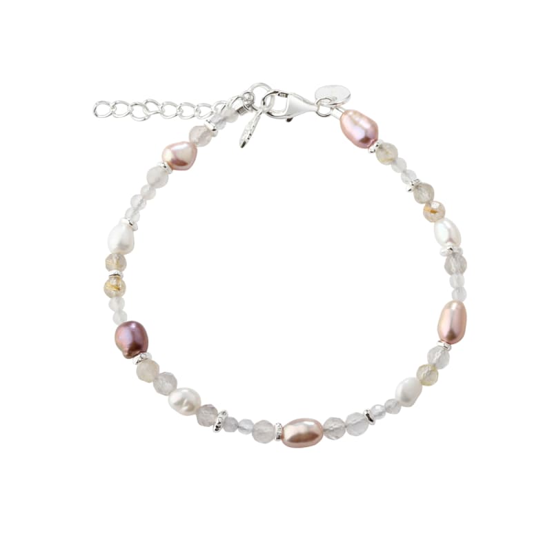 Fresa Rose Bracelet Silver Fra Aqua Dulce