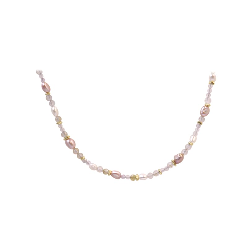Fresa Rose Necklace Golden Fra Aqua Dulce