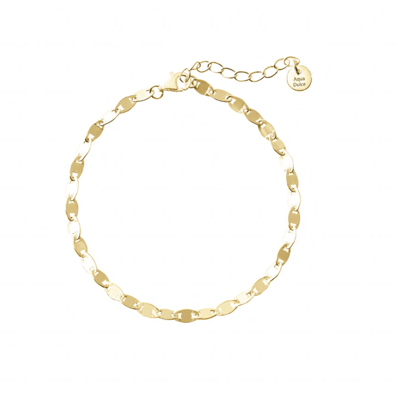 *OVAL BRACELET | GOLDEN