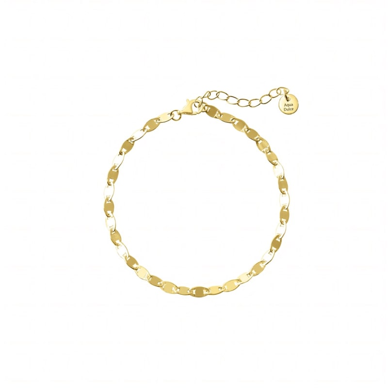 OVAL BRACELET  |  GOLDEN