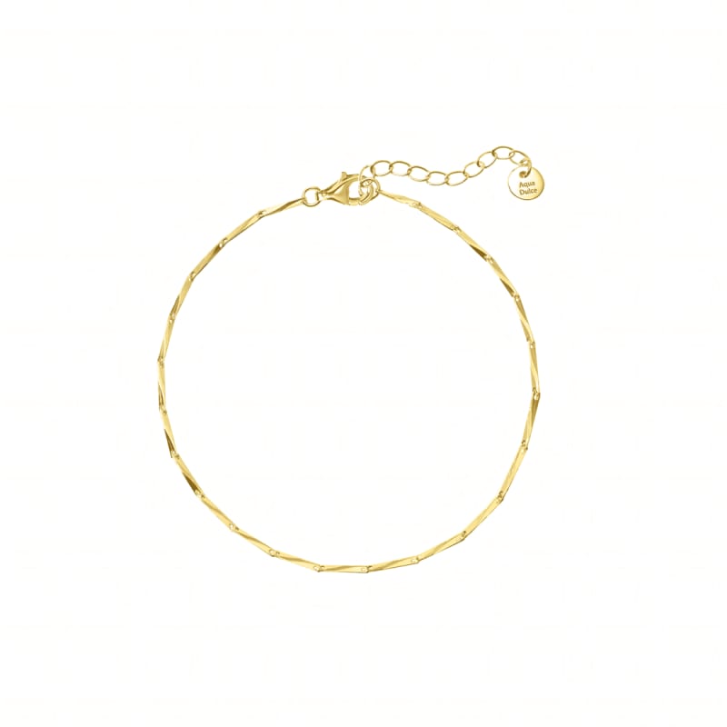 Twisty Bracelet Golden Fra Aqua Dulce