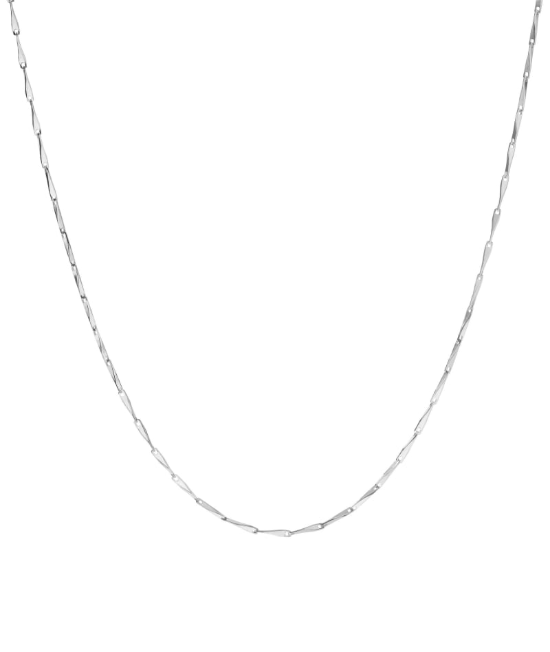 Twisty Necklace Silver Fra Aqua Dulce
