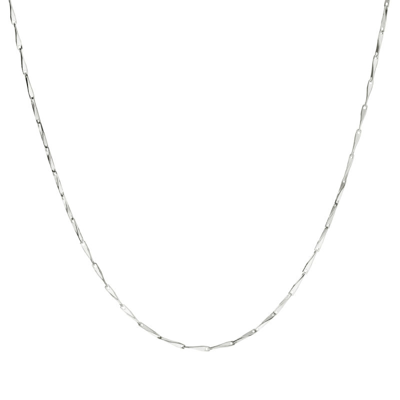 TWISTY NECKLACE | SILVER