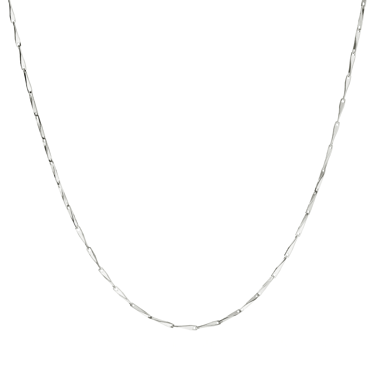TWISTY NECKLACE | SILVER