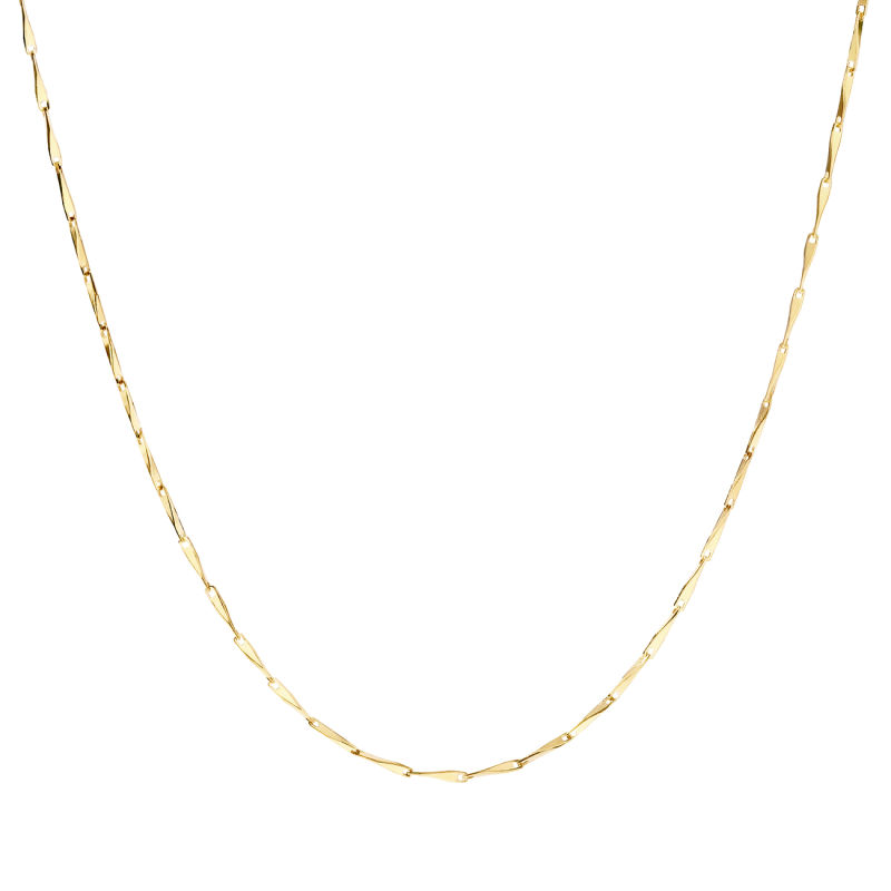 TWISTY NECKLACE | GOLDEN