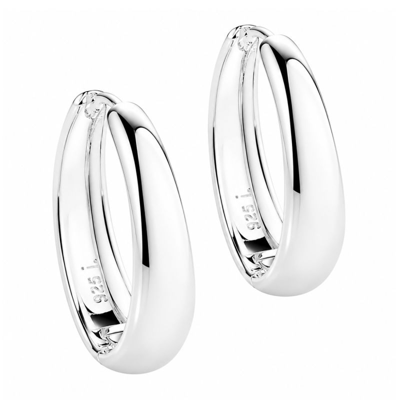 EMMA HOOP 25 MM. | SILVER