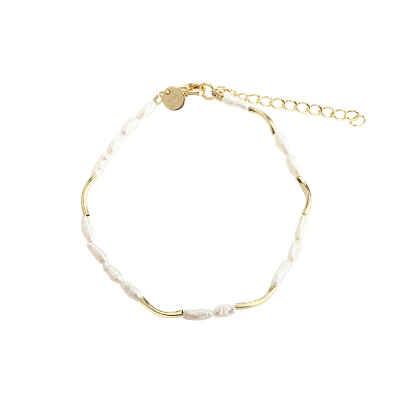 ALURA WHITE BRACELET | GOLDEN