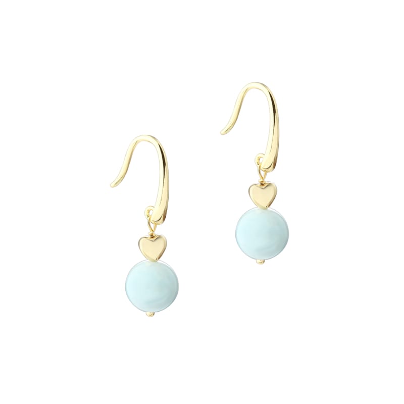 MORGANITE DREAM EARRING |  GOLDEN