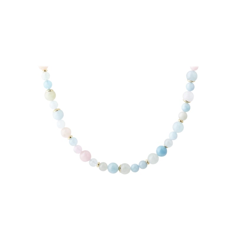 MORGANITE DREAM NECKLACE | GOLDEN