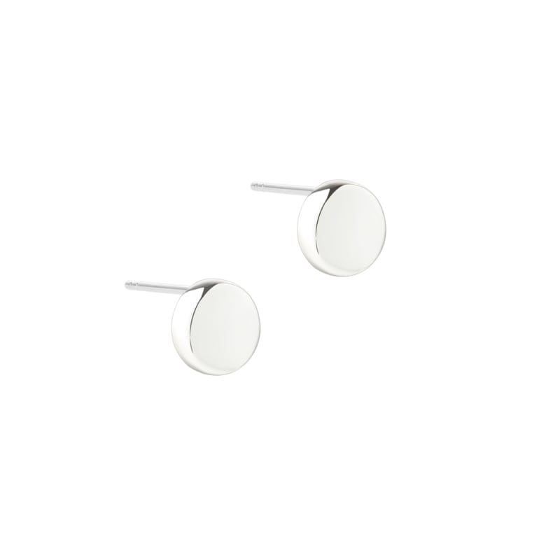 BIG GLOBE EARRINGS |  SILVER