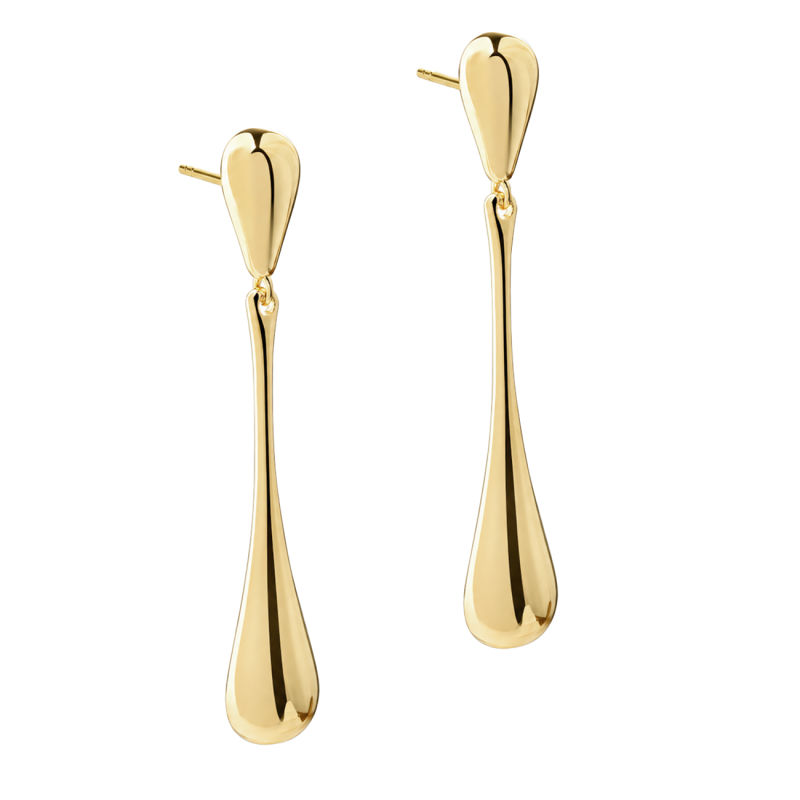 SHINY NEW BIG DROP EARRING | GOLDEN