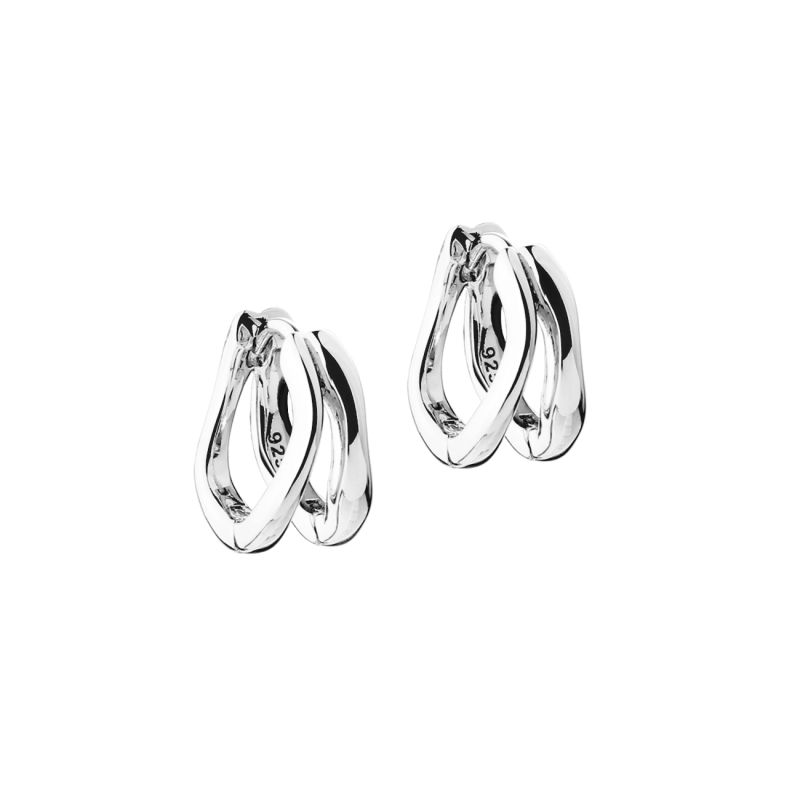 SUNELLA SIMPLE HOOP 12 MM | SILVER