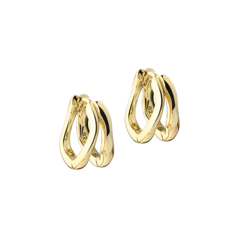 SUNELLA SIMPLE HOOP 12 MM | GOLDEN