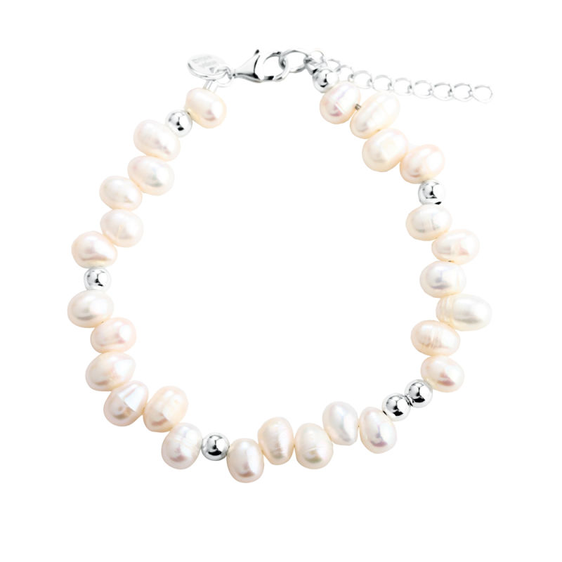LUNELLA PEARL BRACELET | SILVER