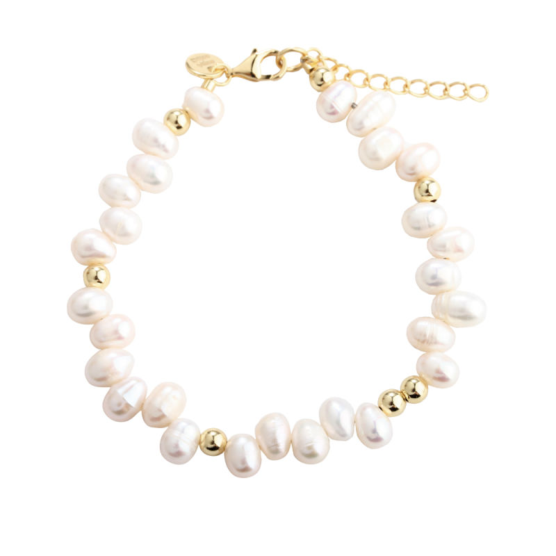 LUNELLA PEARL BRACELET | GOLDEN