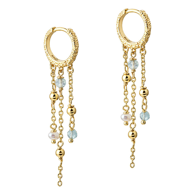 LUNELLA SKY HOOP | GOLDEN
