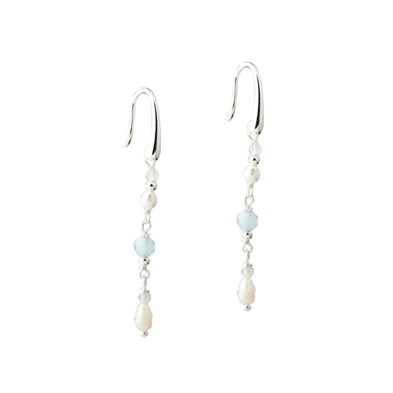 SINNA PEARL EARHOOK | SILVER