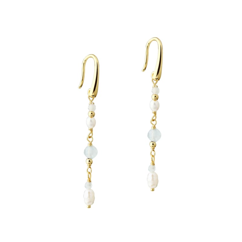 SINNA PEARL EARHOOK | GOLDEN