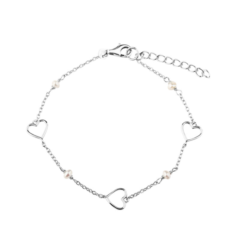 ALMA PEARL BRACELET | SILVER