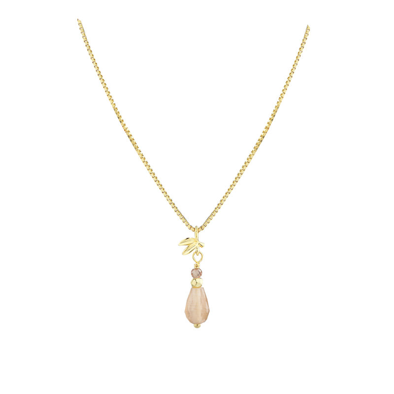 MEADOW ROSE NECKLACE | GOLDEN