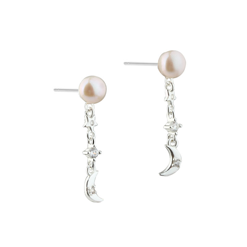 DREAMLIT PEARL CHARM | SILVER