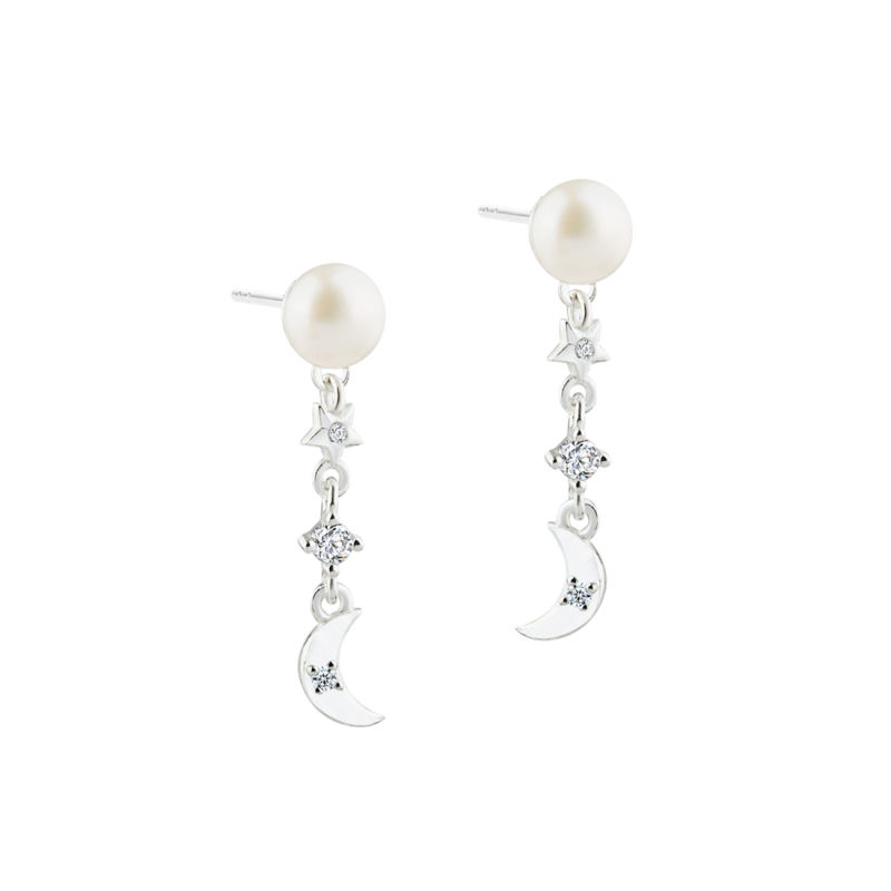 DREAMLIT PEARL CHARM | SILVER