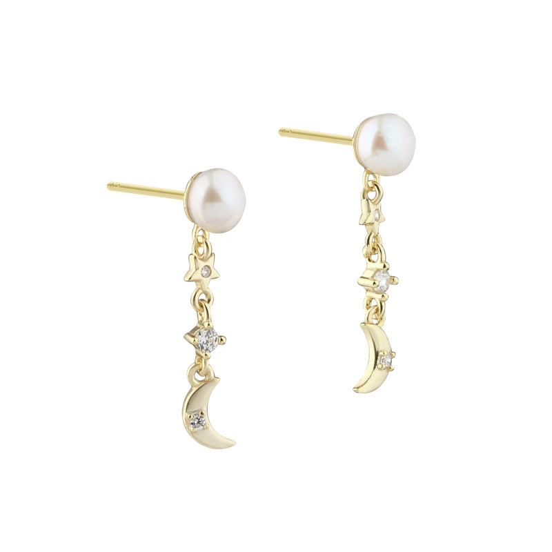 DREAMLIT PEARL CHARM | GOLDEN