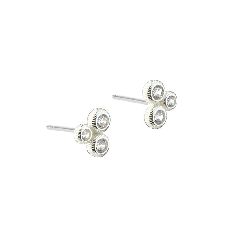 WHISPER DOT EARRING | SILVER