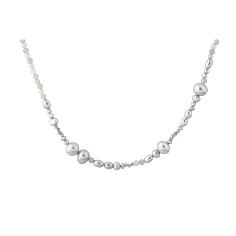WHISPER PEARL NECKLACE | GOLDEN