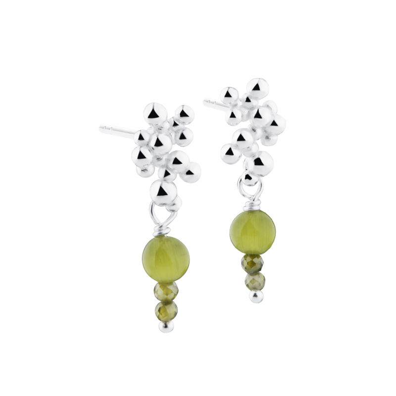 AYA OLIVE EARSTUD | SILVER