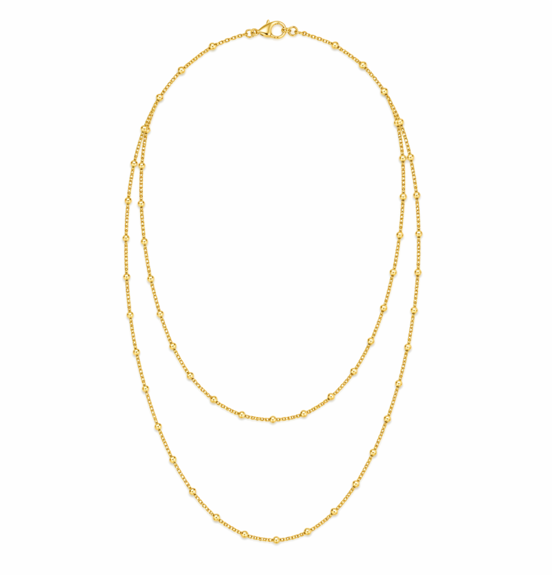 FLOWY DOUBLE NECKLACE | BAY
