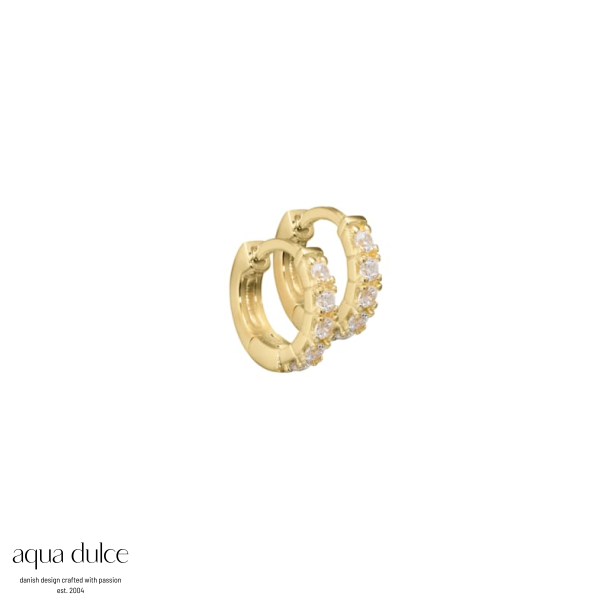 DARLING HOOP 10 MM. | GOLDEN