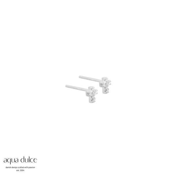 CROSS EARSTUD | SILVER