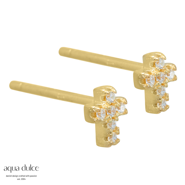 CROSS EARSTUD | GOLDEN