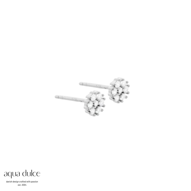 FLOWER EARSTUD | SILVER