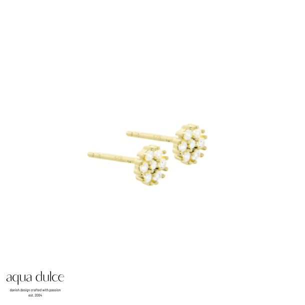 *FLOWER EARSTUD | GOLDEN