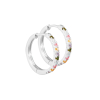 ELINA PASTEL HOOP | SILVER